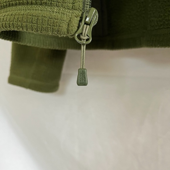 The North Face Vintage Windstopper Full Zip Fleece Size Medium Green Jacket - Picture 6 of 15